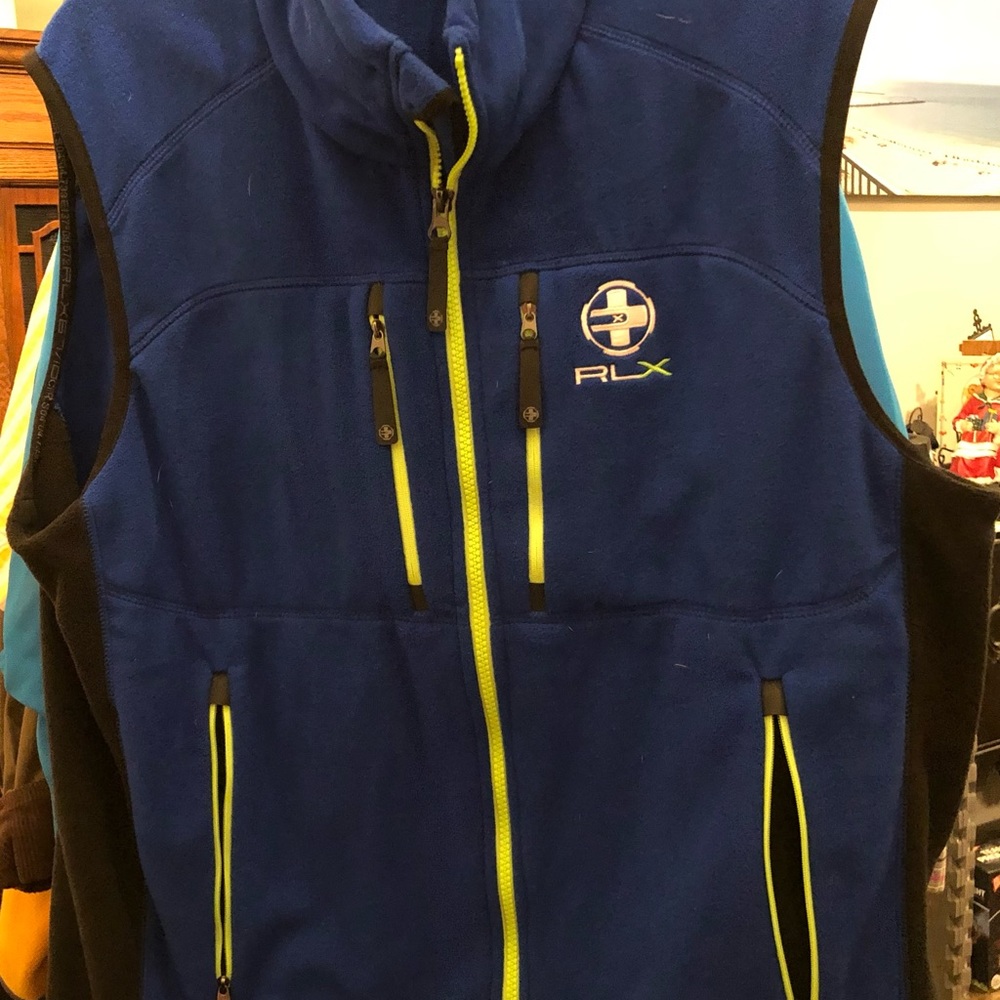 Blue Ralph Lauren fleece vest